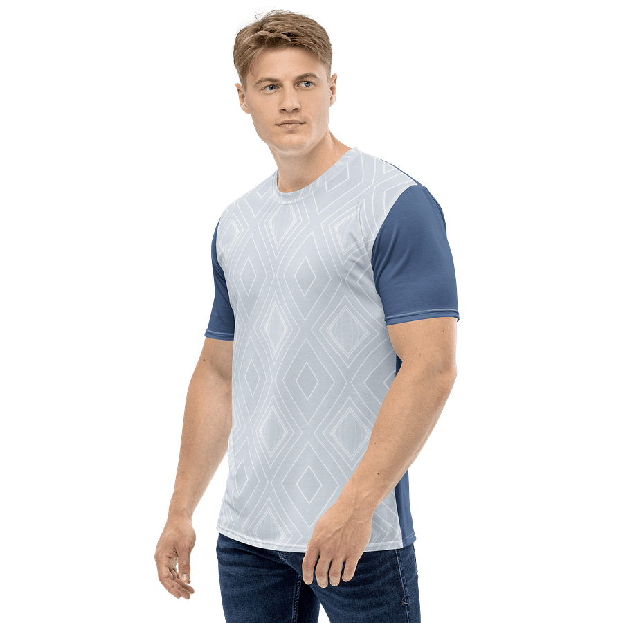 Icy Echo – Geometric Chill Edition Men's Tee product image (3)