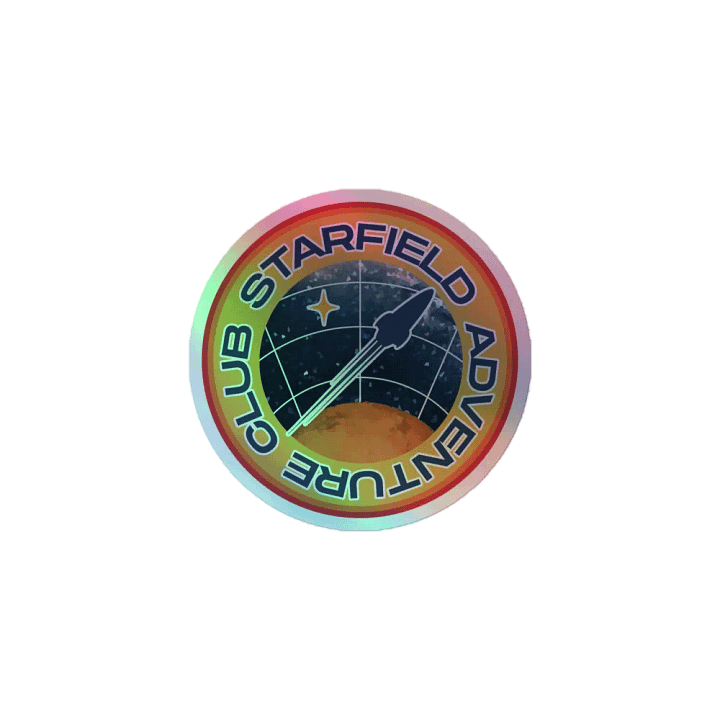 Starfield Adventure Club - Holographic Sticker product image (1)