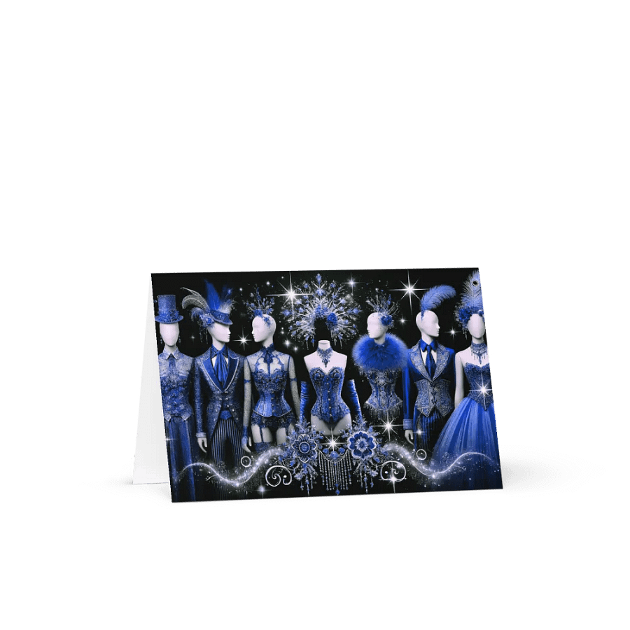 BLUE BURLESQUE CARD product image (2)