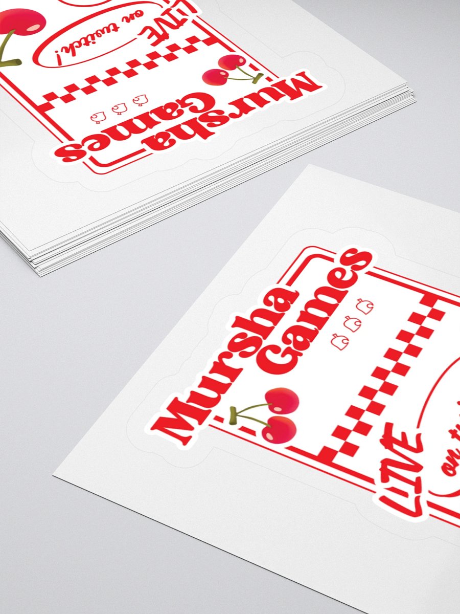 MurshaGames - Live On Twich Sticker product image (4)