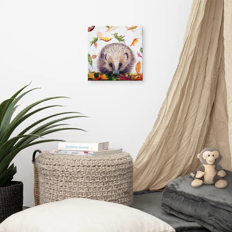 Cute Autumn Hedgehog Print product image (11)