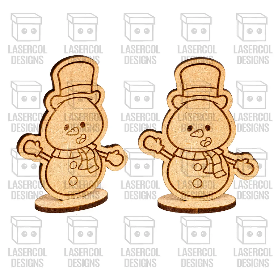 Christmas Characters Cut Outs with Base - Laser Cut Files product image (8)