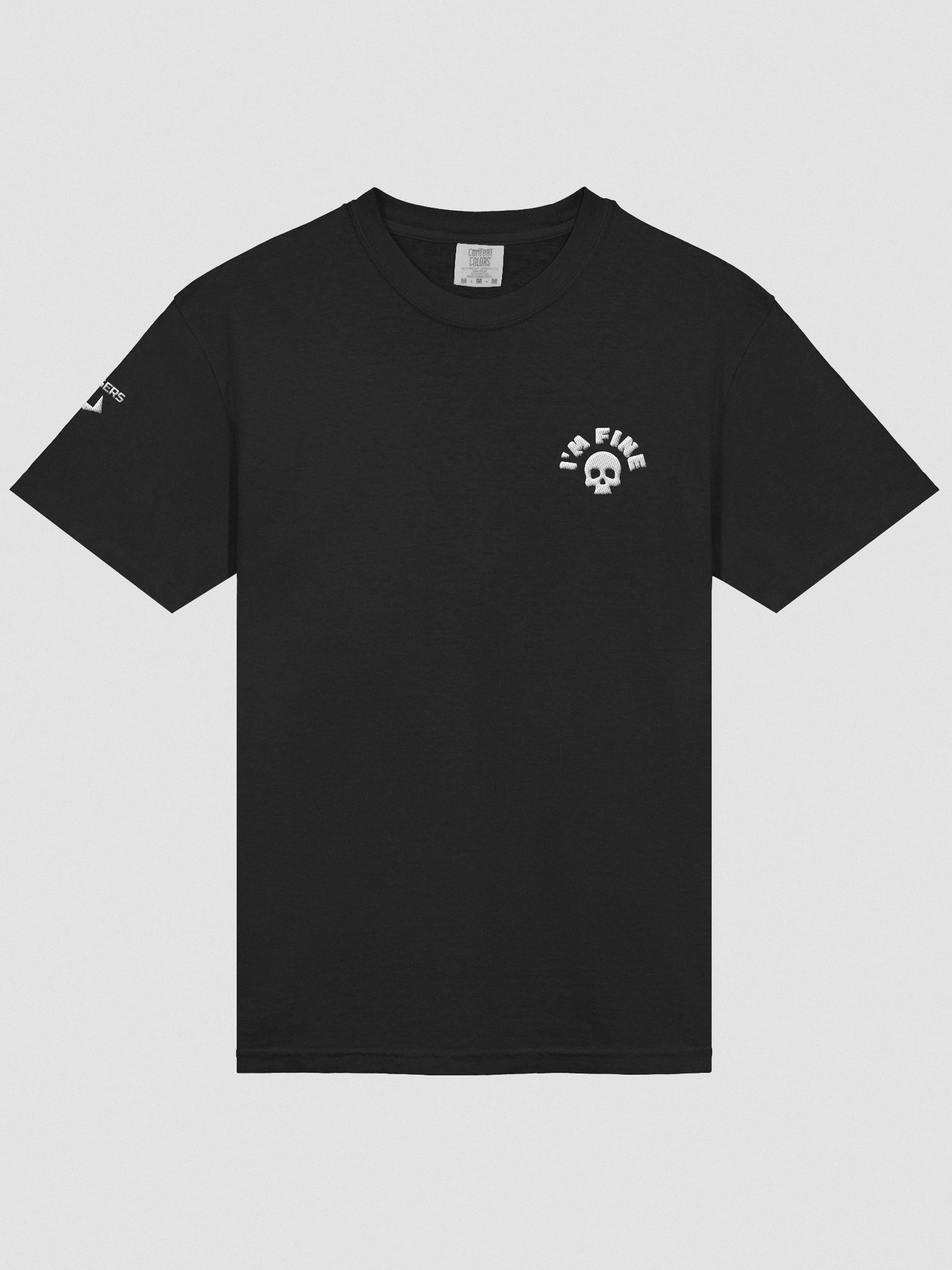 Urgers I'm fine Embroidered Shirt product image (4)