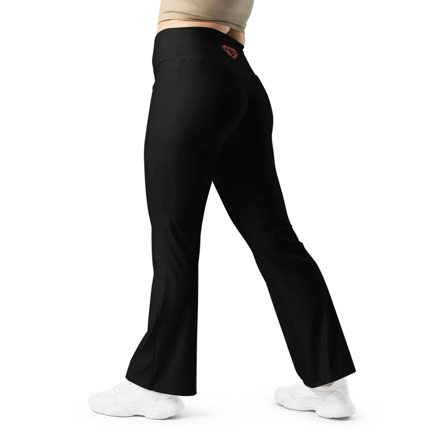 Plaid Logo Flared Leggings product image (12)
