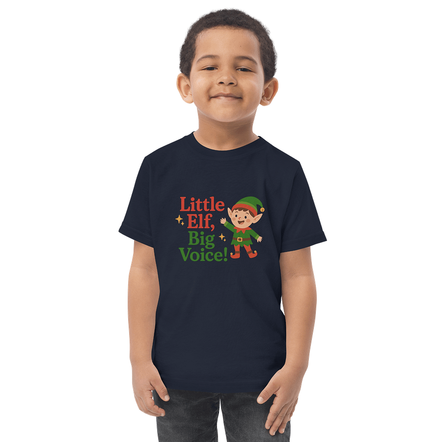 Cheerful Elf Toddler Jersey T-Shirt product image (1)