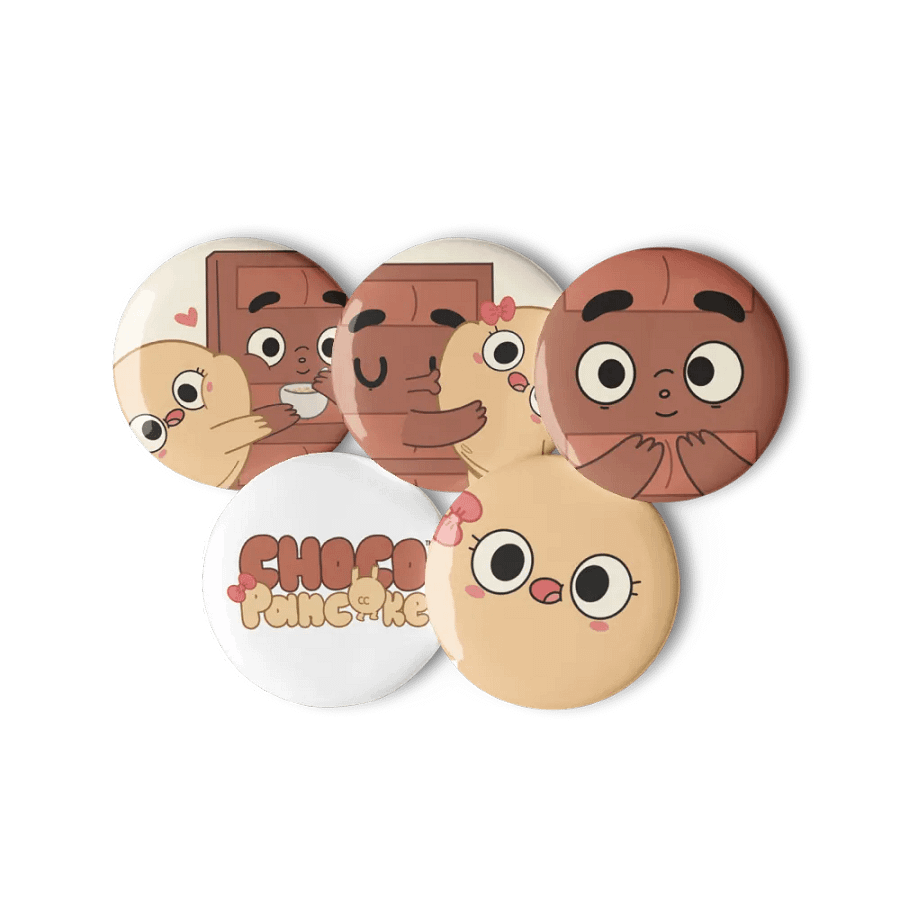 Choco & Pancake Pin Set product image (1)