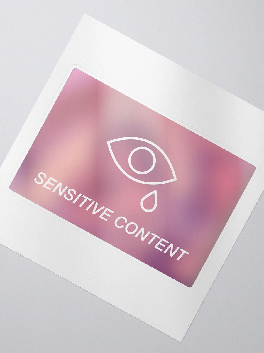 Sensitive Content Sticker product image (3)