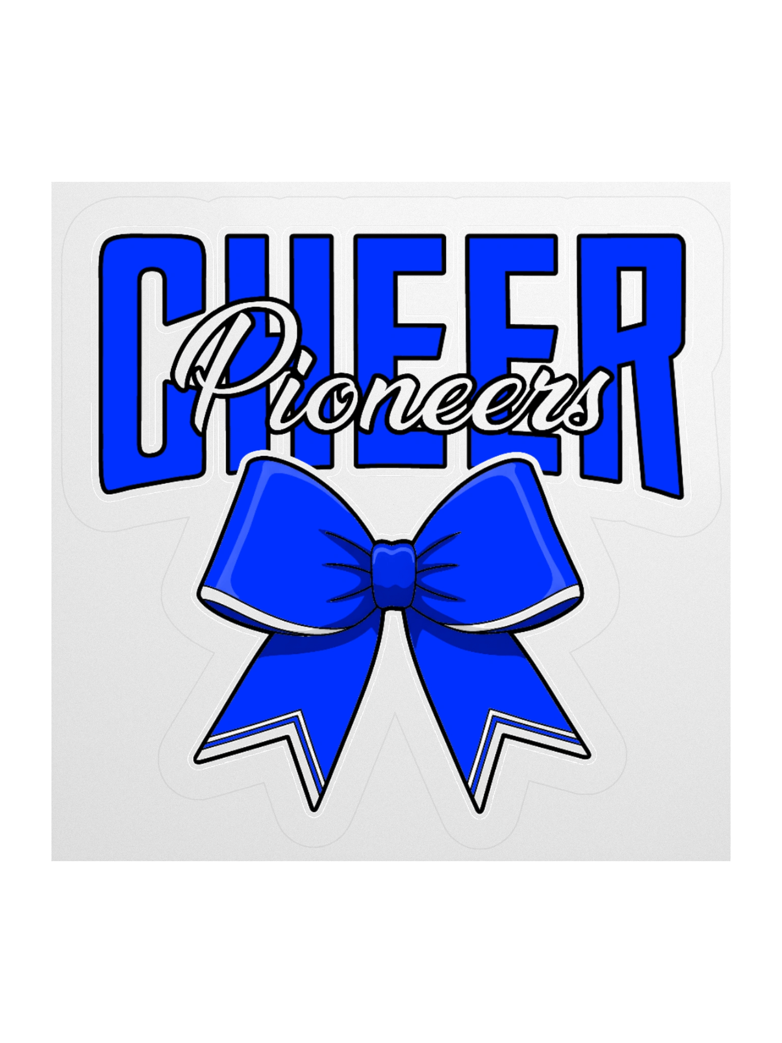 Pioneers Cheer Bow Sticker product image (2)