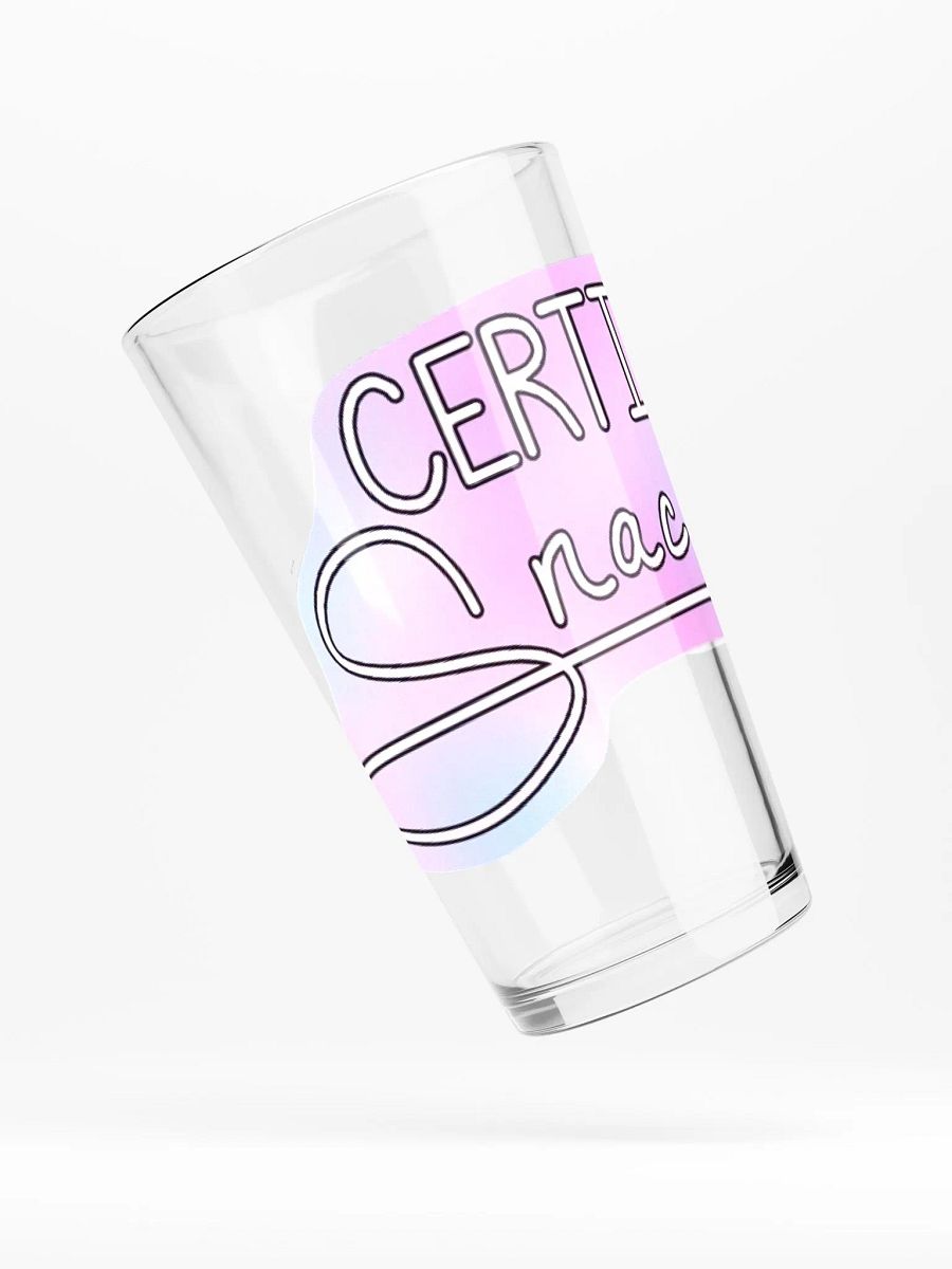 Certified Snacc Pint Glass product image (4)