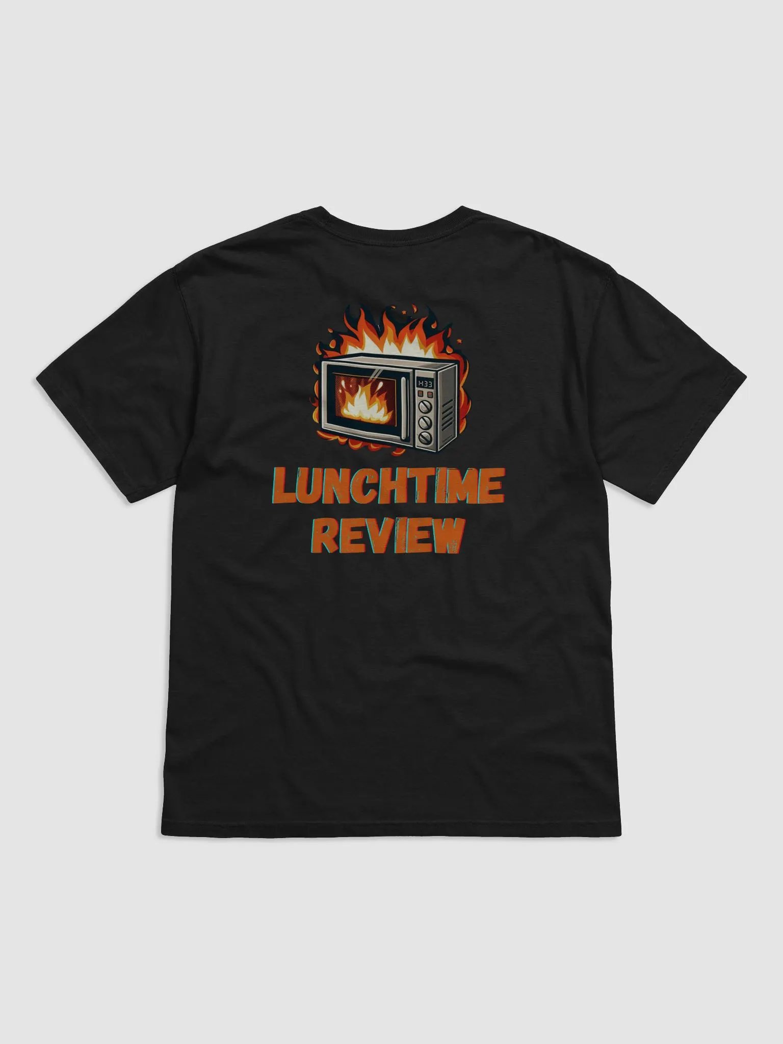 Flaming Lunchtime Review T-Shirt product image (2)