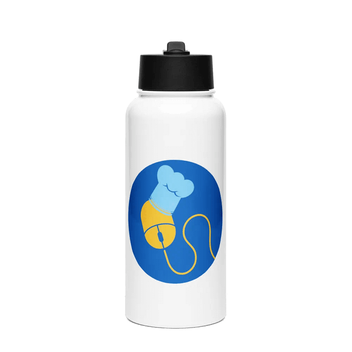 CAFC Chef Mouse Bottle with Lid and Straw product image (1)