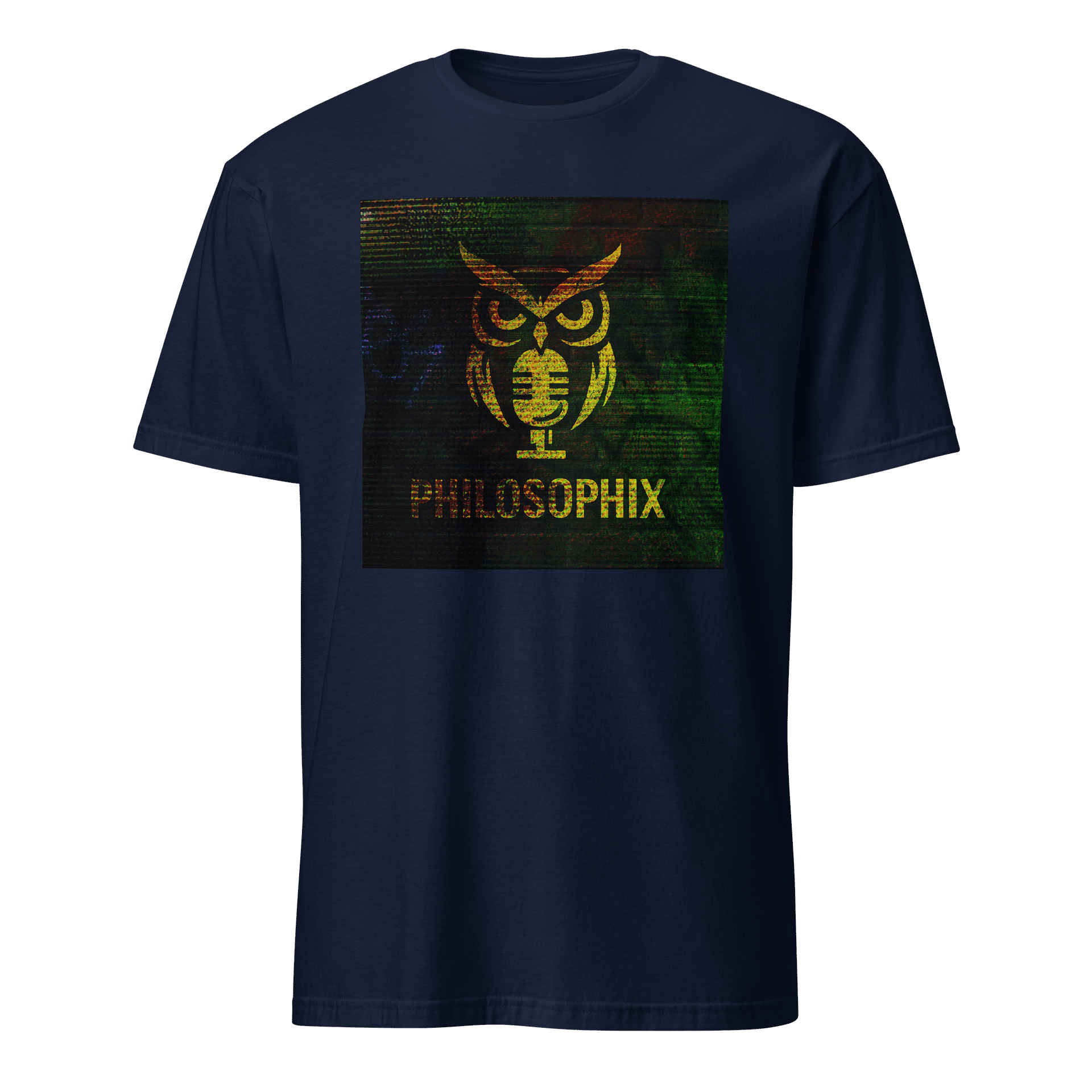 Philosophix Owl and Mic Shirt Navy product image (1)