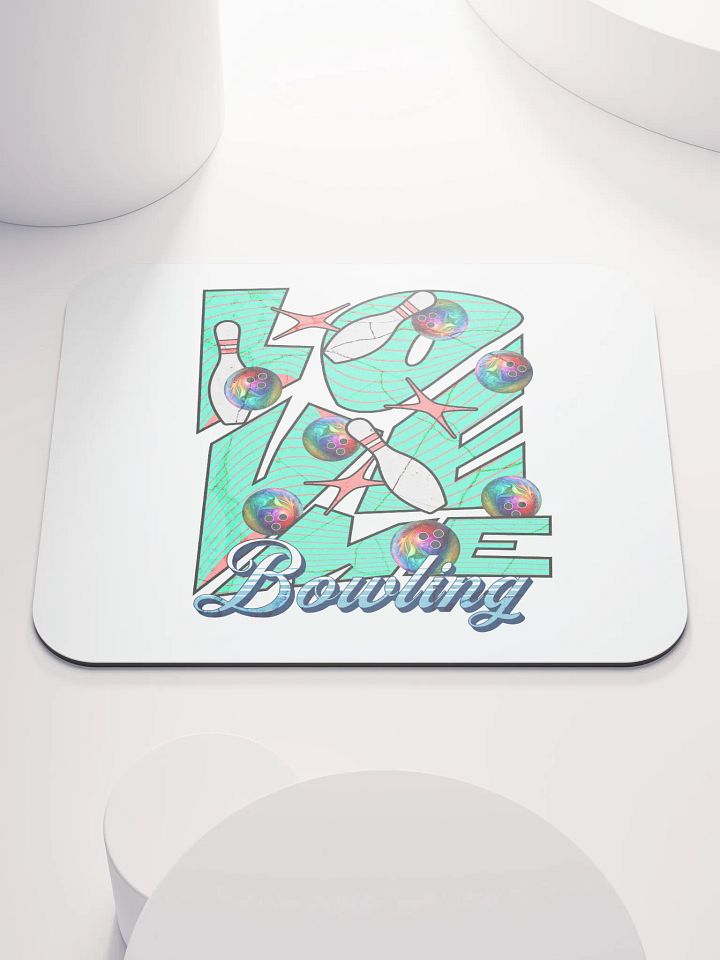 Love Me Bowling Mouse Pad product image (2)