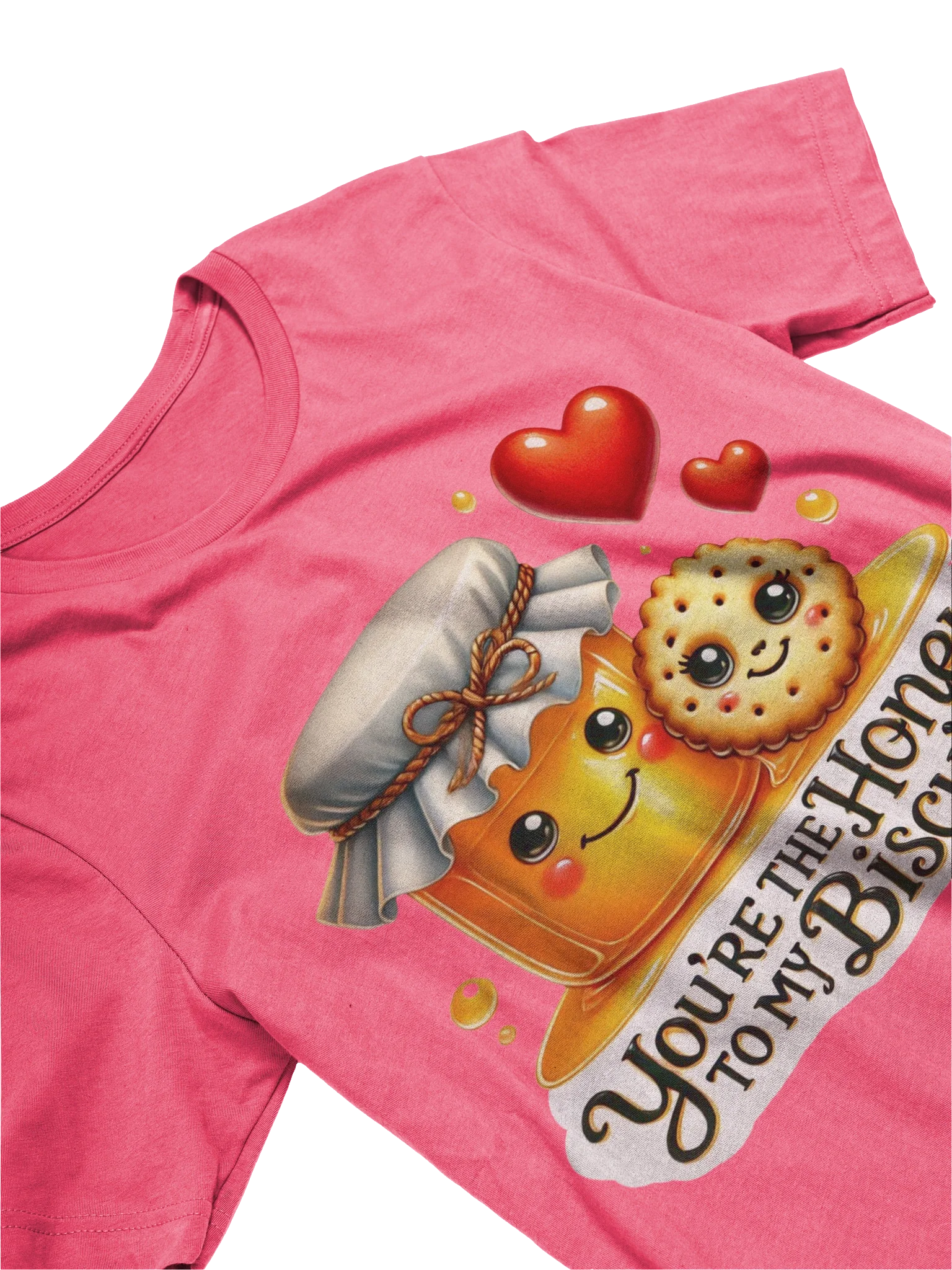 You're the Honey to my Biscuit Graphic Tee: Sweet Duo Love T-Shirt product image (14)
