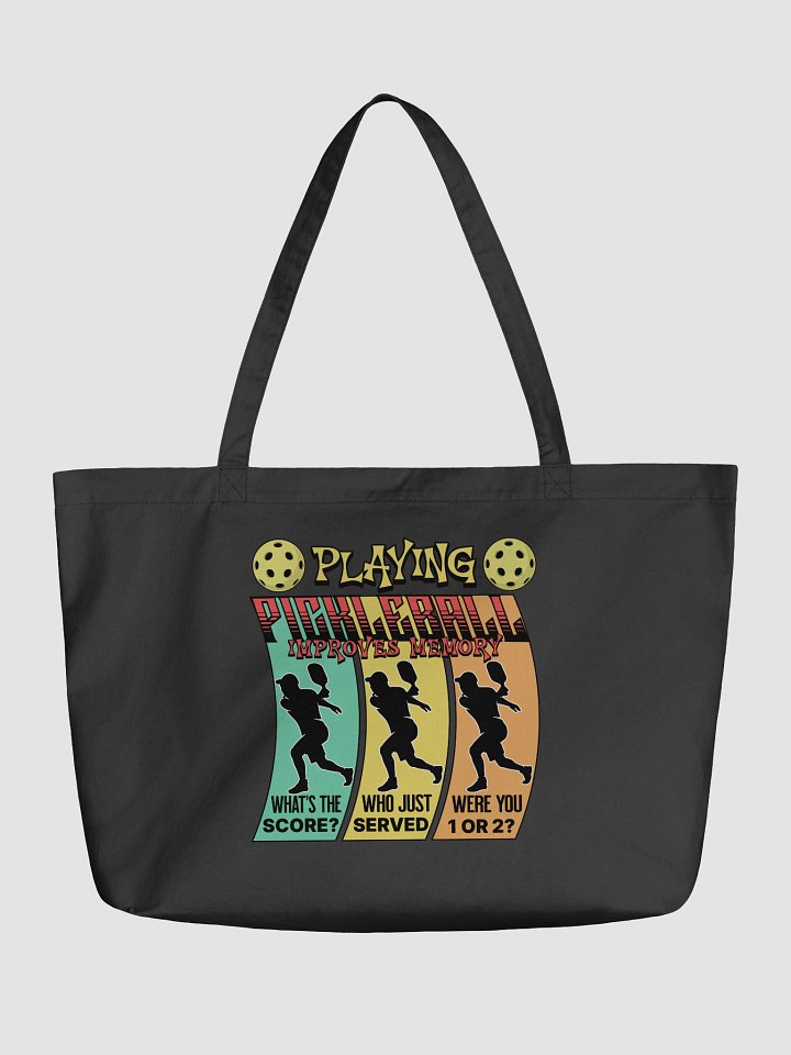 Playing Pickleball Improves Memory Ribbon Tote product image (2)