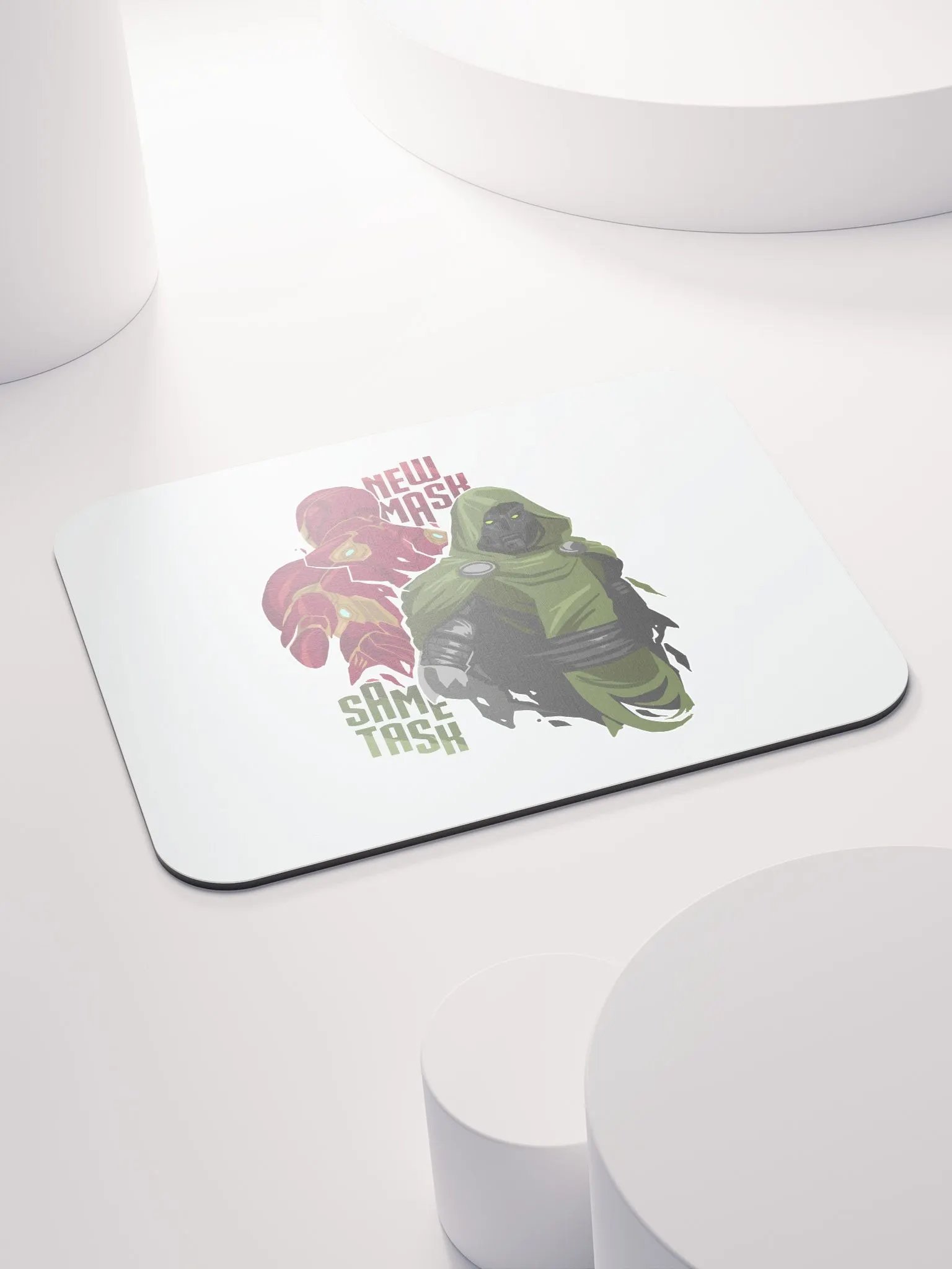 'New Mask Same Task' Mousepad product image (4)