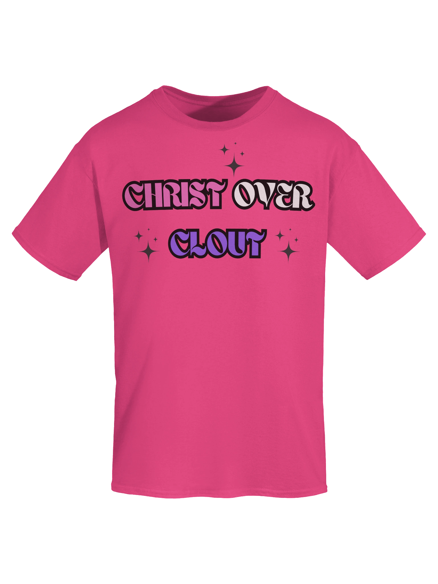 Christ Over Clout Christian T Shirt Faith Based Apparel Bold Kingdom Statement Christian Clothing product image (7)