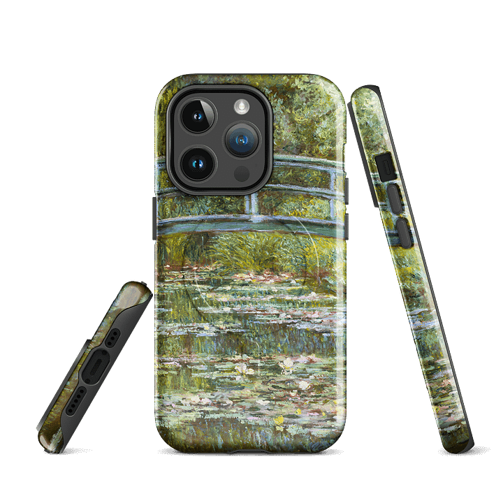 Monet Water Lily Bridge iPhone® MagSafe® Tough Case product image (3)