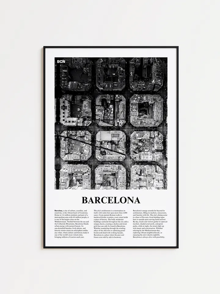 Barcelona 04 Newspaper Poster product image (1)