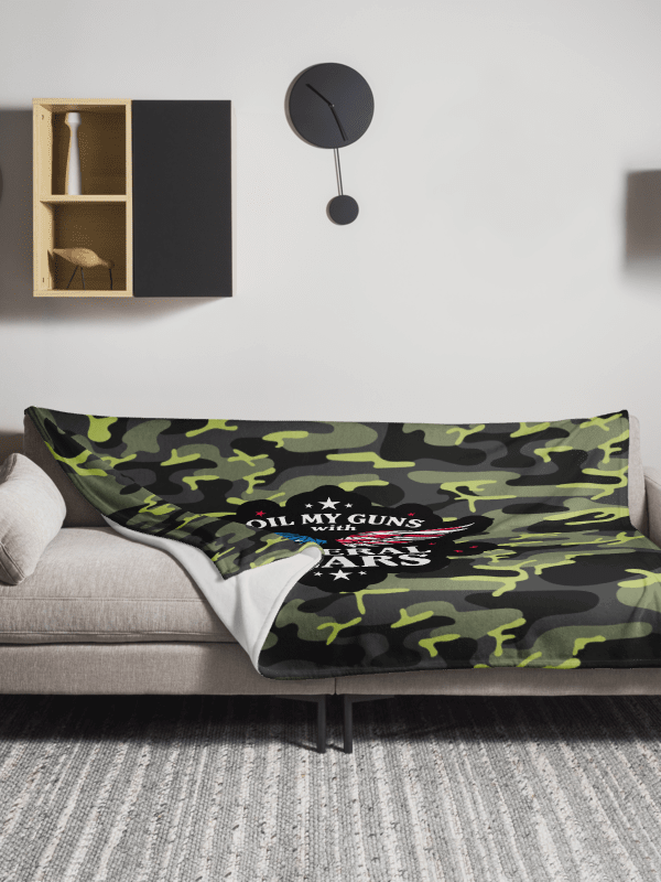 Throw Blanket: Liberal Tears Gun Oil product image (1)
