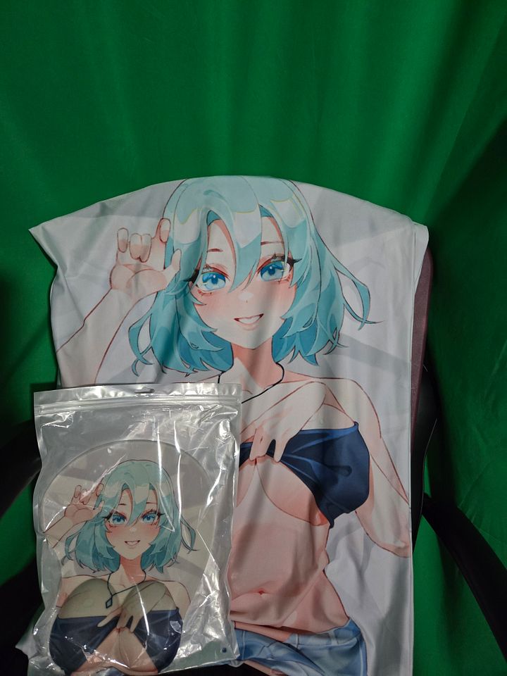 Selphie the Slime Girl - Mouse Pad & Body Pillow Case Bundle - Preorder **until JULY 28th** product image (1)