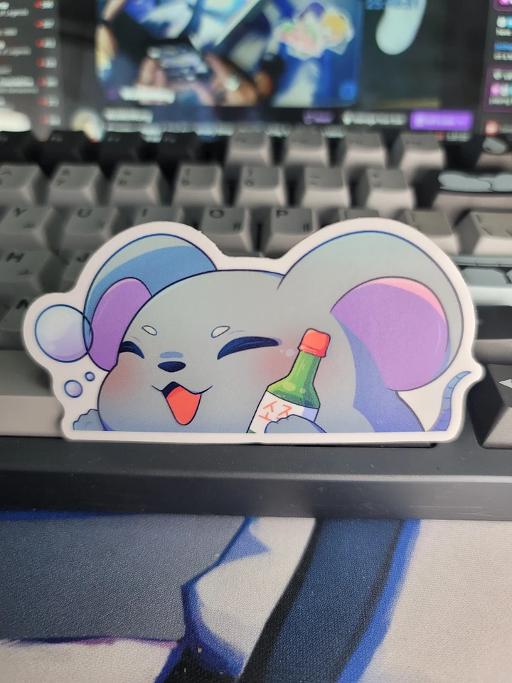Zodiac Mouse/Rat - Baby Peeker Sticker product image (1)