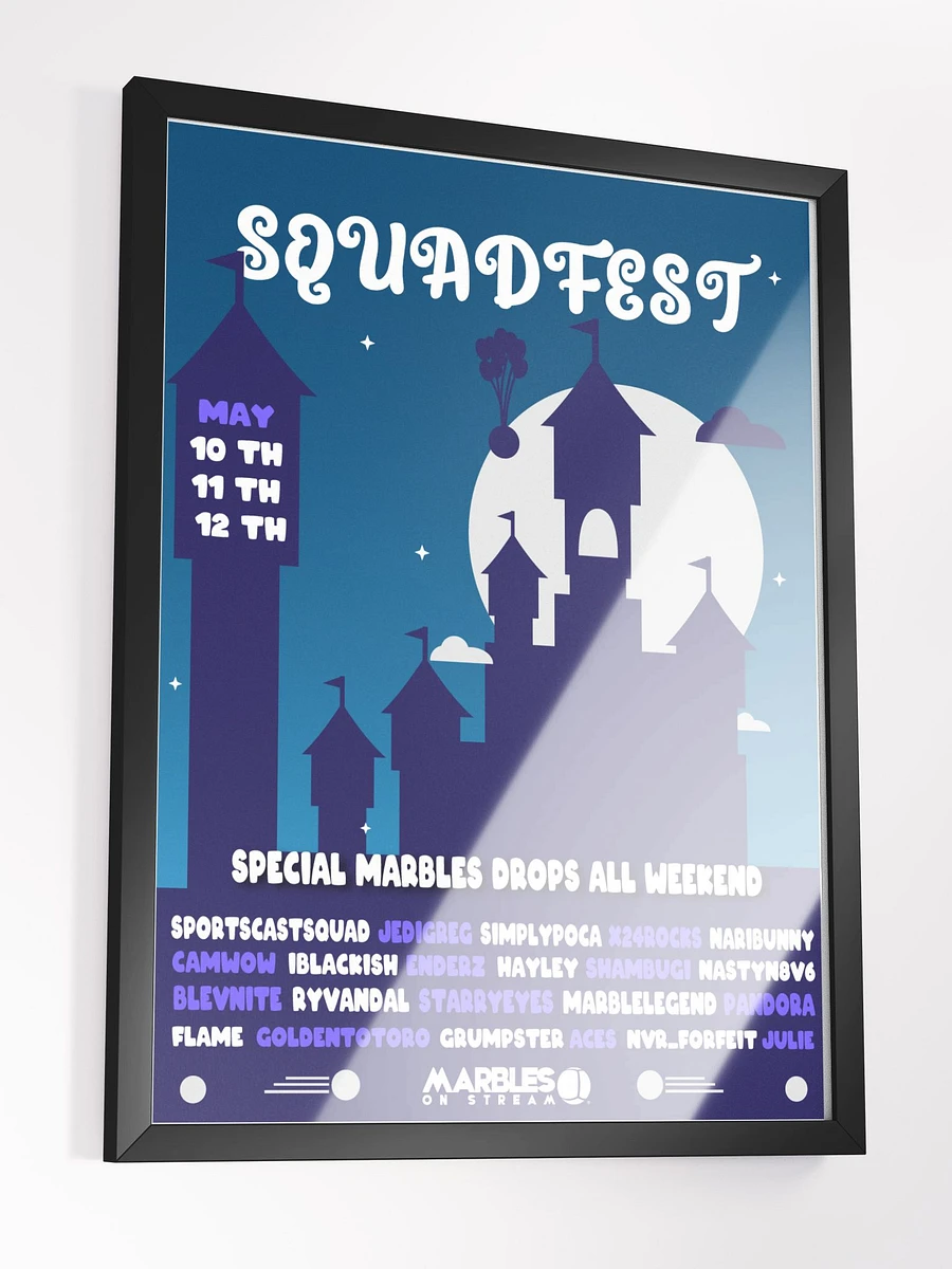 SQUAD FEST POSTER W/ FRAME product image (6)