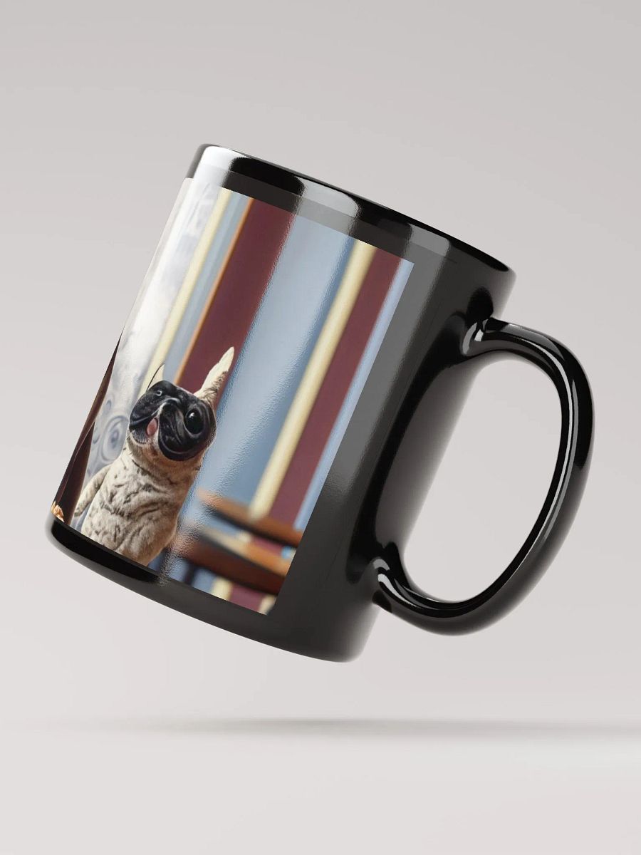 Coffee Break: Black Glossy Mug for Dog Lovers product image (4)