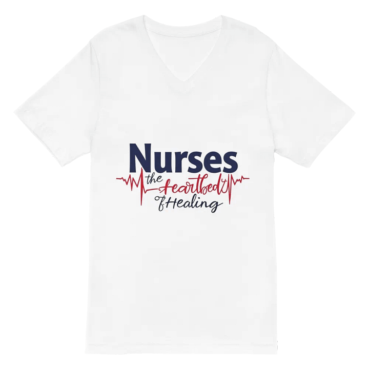 Heartbeat of Healing V-Neck Tee product image (2)