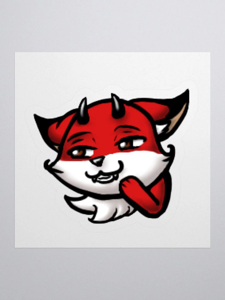 demonic fox Cut Stickers product image (1)