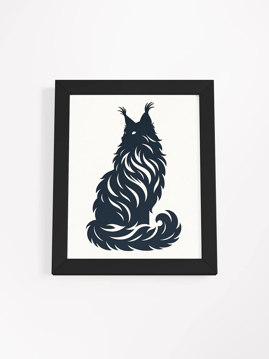 Framed High-Quality Matte Poster (in): Maine Coon product image (5)