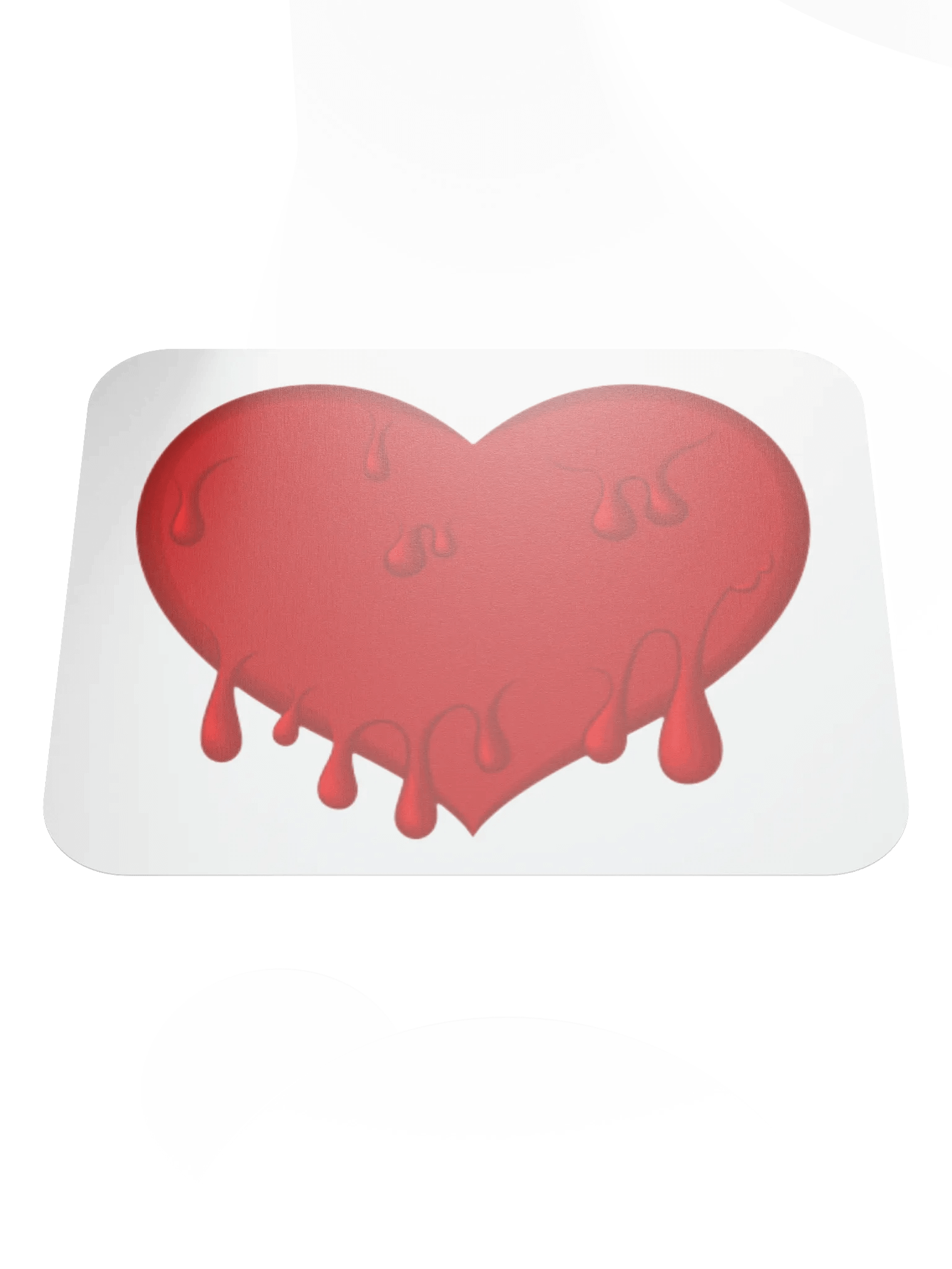 Bloody Heart Mouse Pad product image (1)