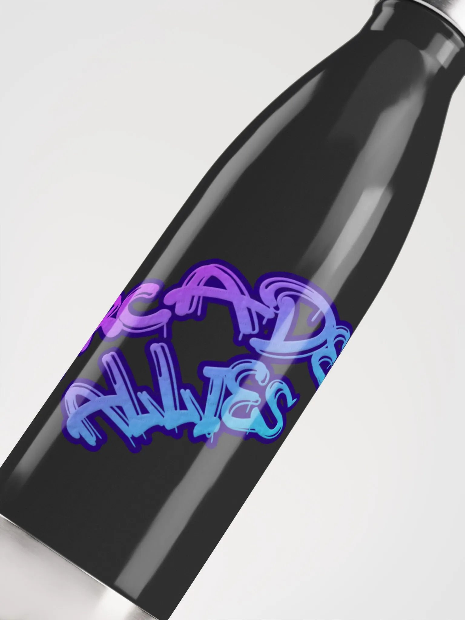 Arcade Allies Graffiti Stainless Steel Water Bottle product image (10)