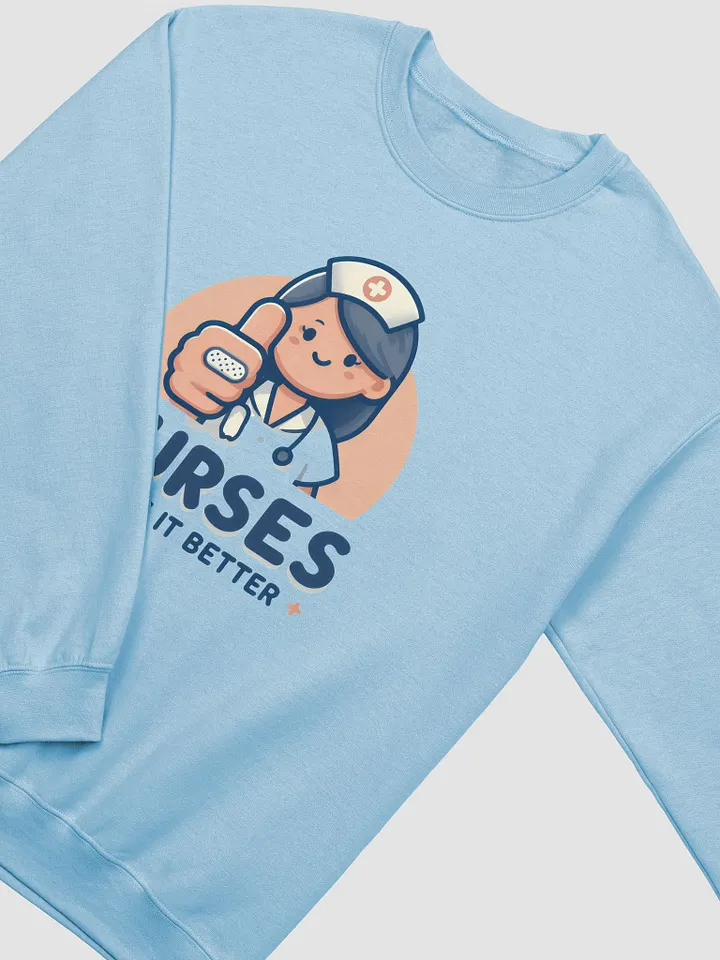 Nurse Power Thumbs-Up Sweatshirt product image (12)