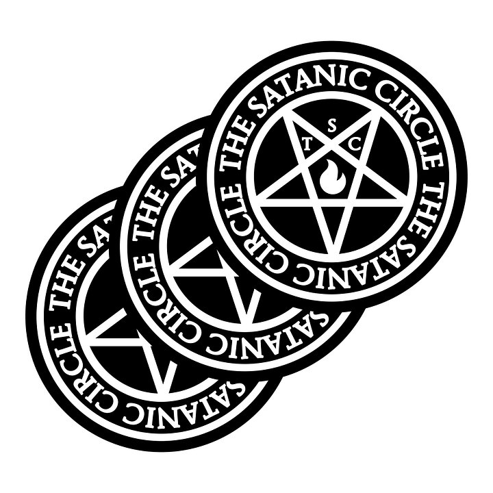 The Satanic Circle - 3 Sticker Pack - (5 in.) product image (2)