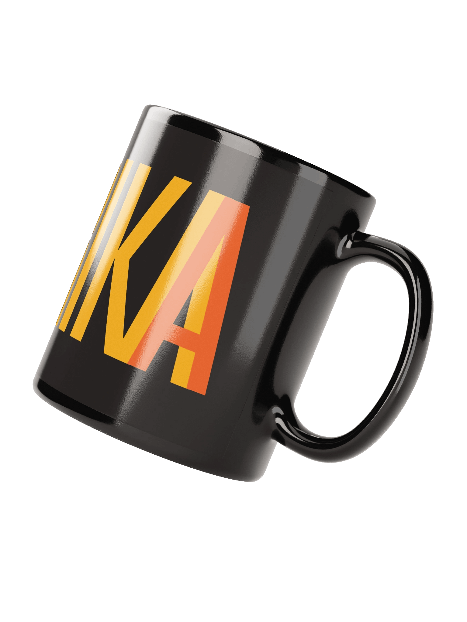ESSOTERIKAA BLACK GLOSSY MUG product image (2)