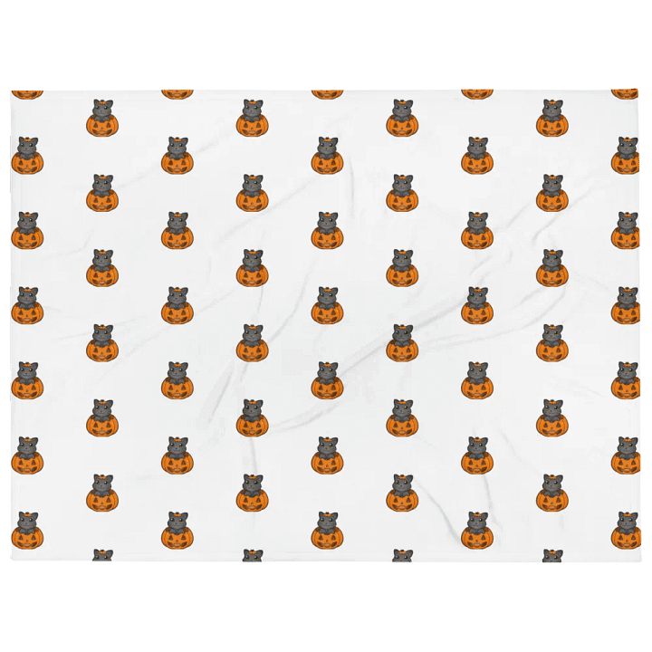 Cat-o-lantern Blanket product image (1)