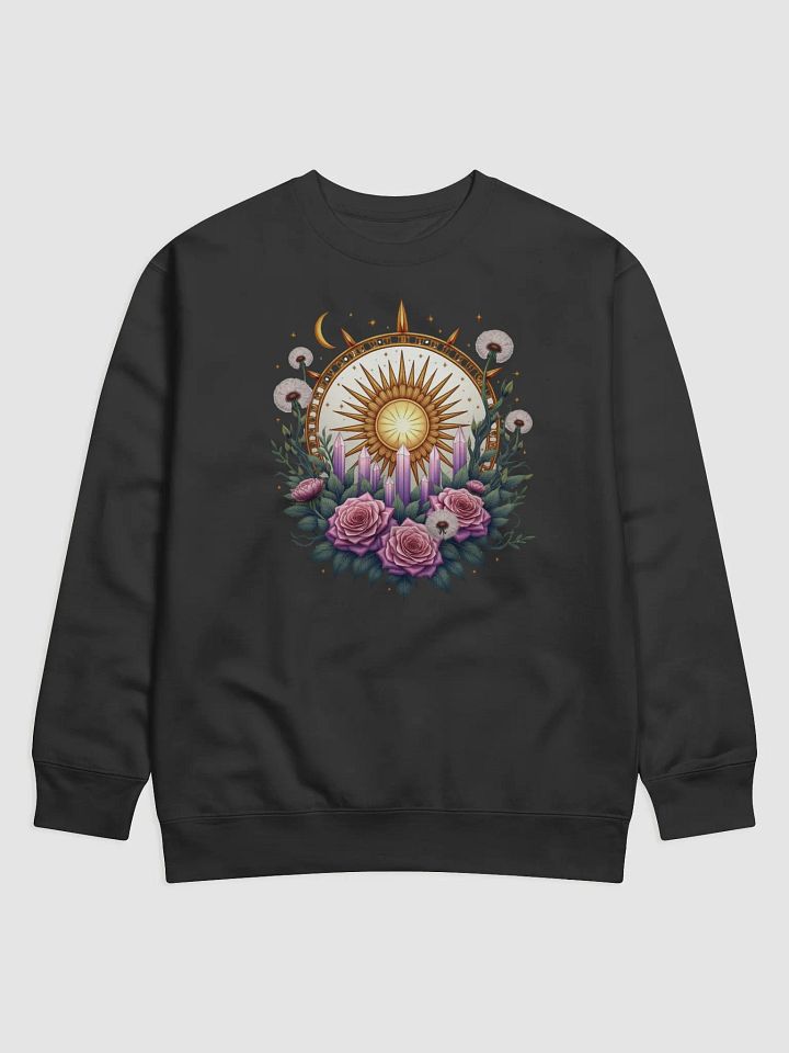 Mystical Sun and Crystal Rose Garden - Celestial Boho Design product image (1)