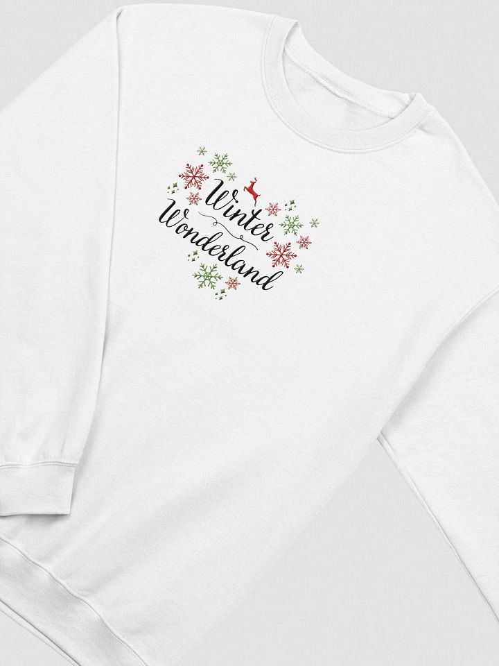 Festive Winter Wonderland Embroidery Crewneck product image (2)