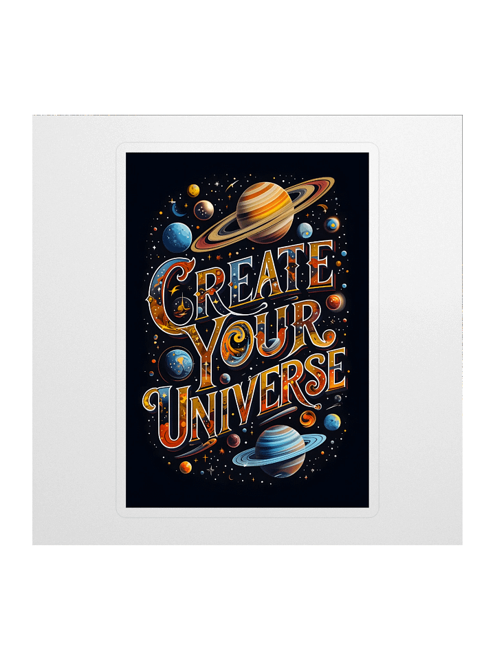 Create Your Universe Colour Burst Sticker product image (1)