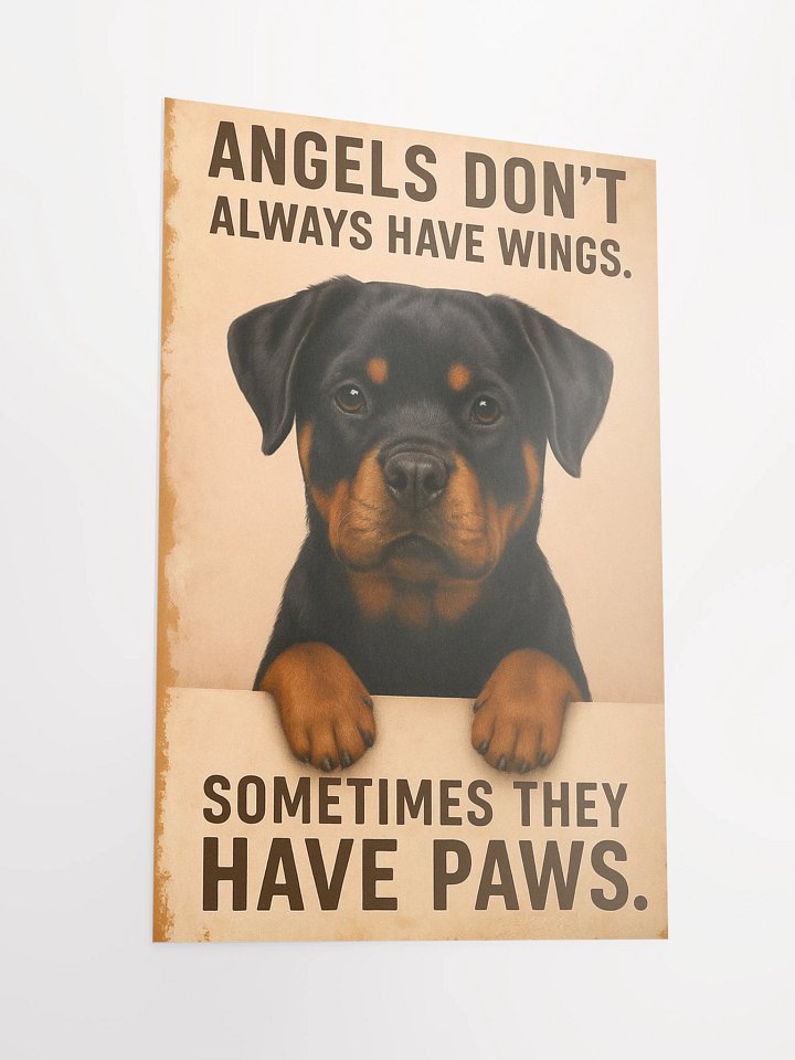 Rottweiler Angel Poster product image (6)