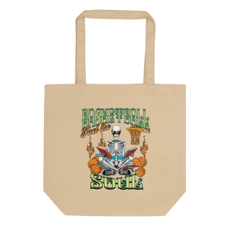 Basketball Fuel The Soul Skeleton Tote Bag product image (1)