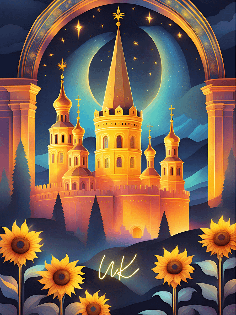UK "Freedom Rising" Unique iPhone Wallpapers Inspired by Ukrainian History product image (2)
