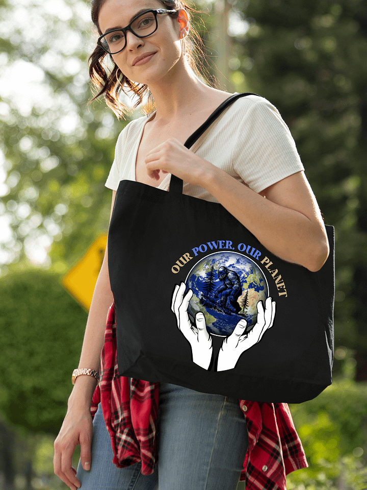 Our Power Our Planet, Earth day Eco Tote Bag product image (1)