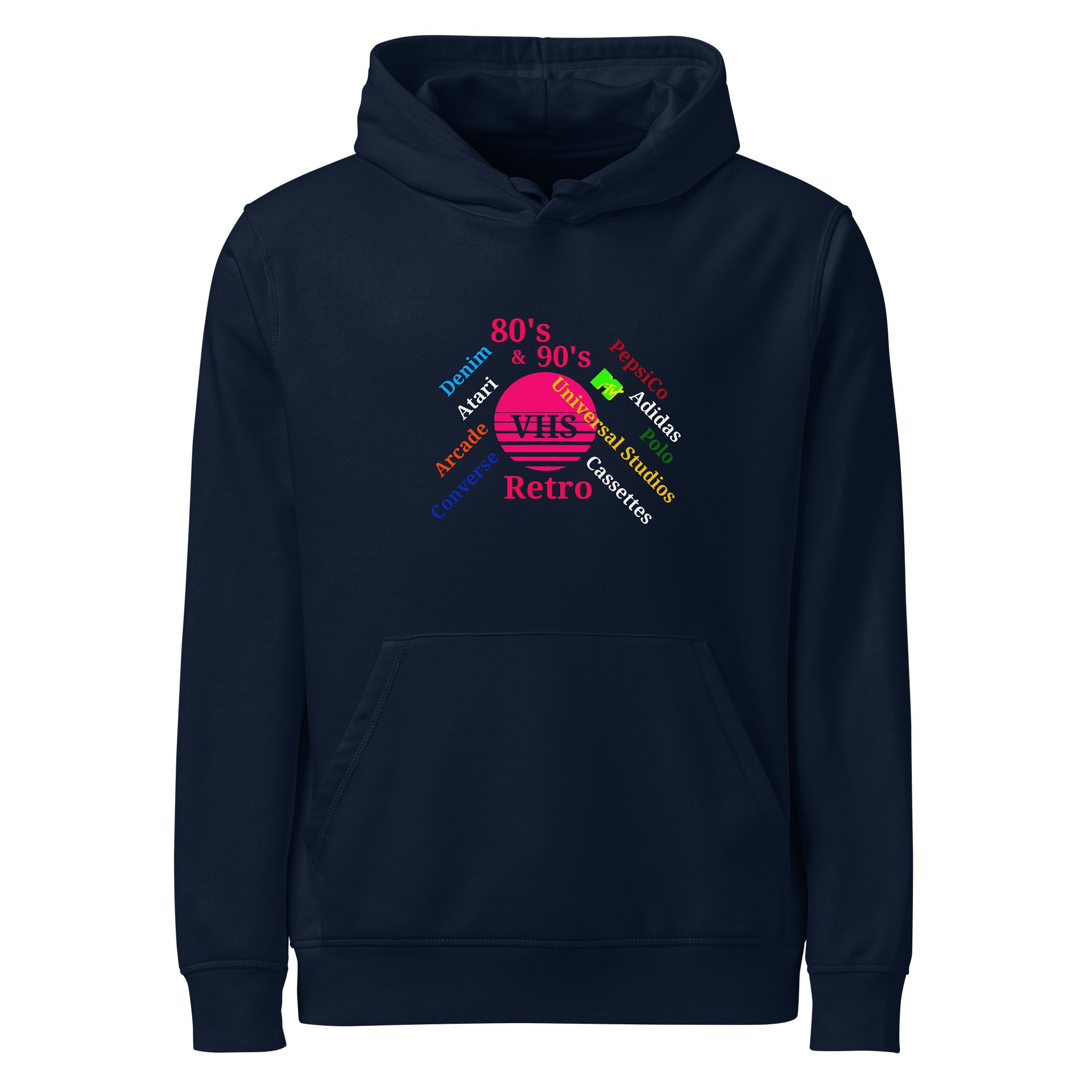 Retro VHS Circle Unisex Hoodie product image (1)