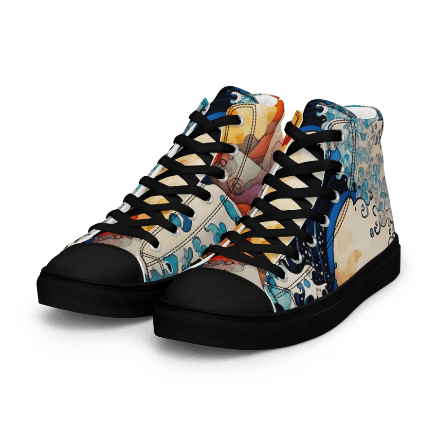 Japanese Whimsical Wave High Tops product image (7)