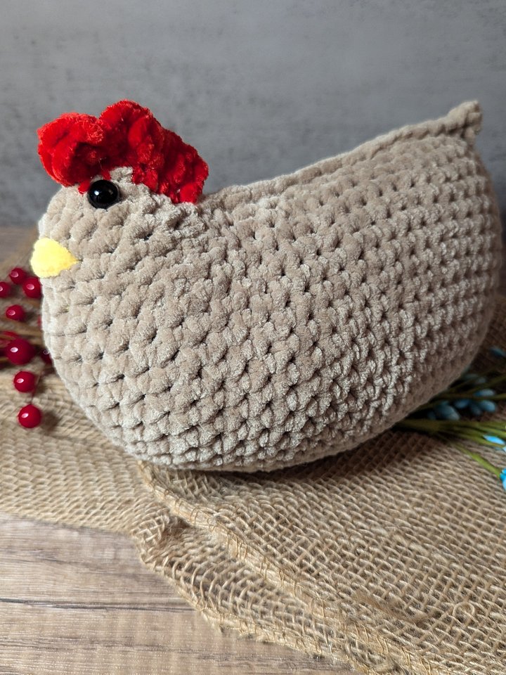 Plush Chicken - Brown product image (1)