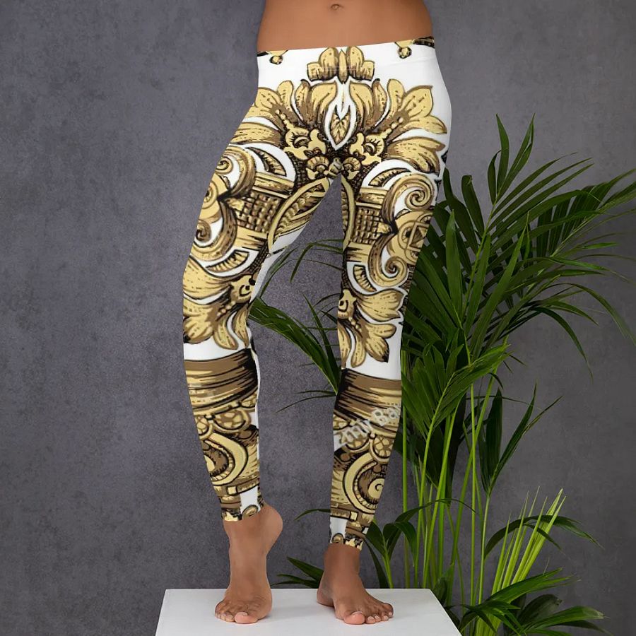 Golden Filigree Symphony Leggings product image (5)