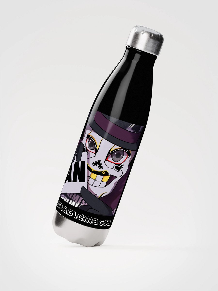 Macca's Ban Emoji on steel water bottle product image (2)
