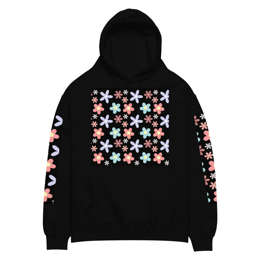 Whimsical Floral Bliss Oversized Hoodie product image (2)